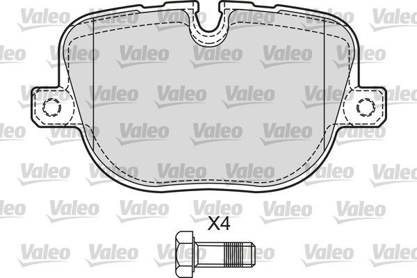 Remblokset Valeo 601655