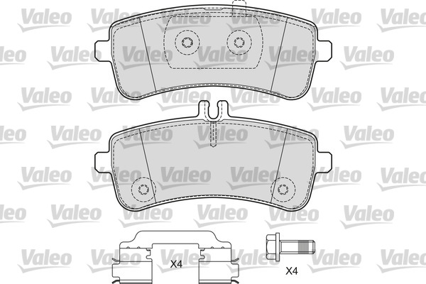 Remblokset Valeo 601666