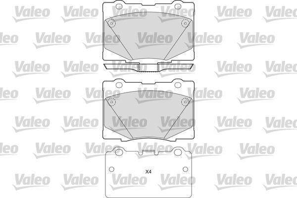 Remblokset Valeo 601669
