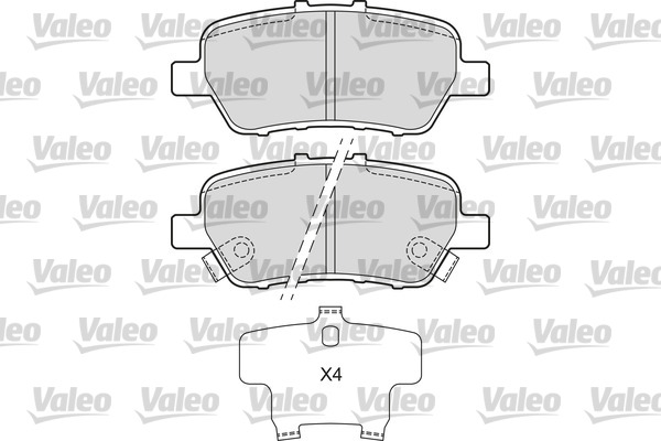 Remblokset Valeo 601674
