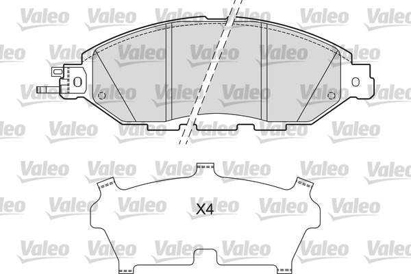 Remblokset Valeo 601675