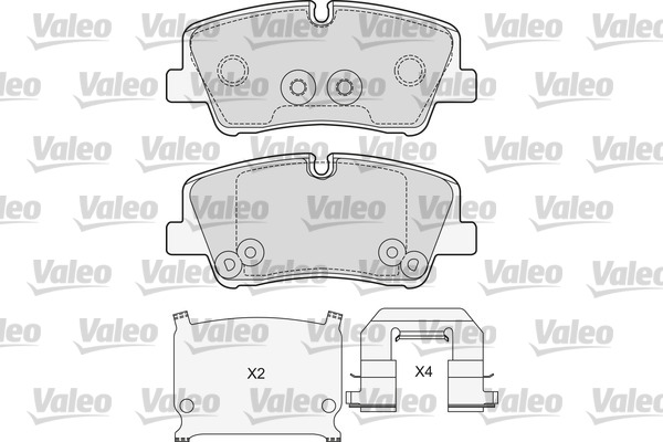 Remblokset Valeo 601690