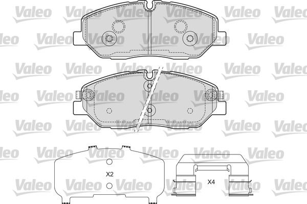 Remblokset Valeo 601691