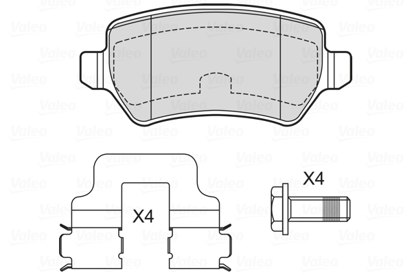 Remblokset Valeo 601701