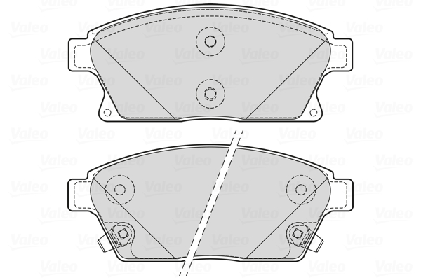 Remblokset Valeo 601705