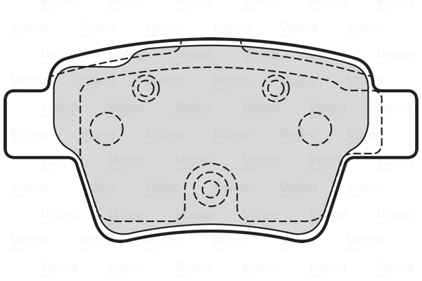 Remblokset Valeo 601707