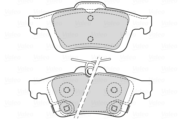 Remblokset Valeo 601709