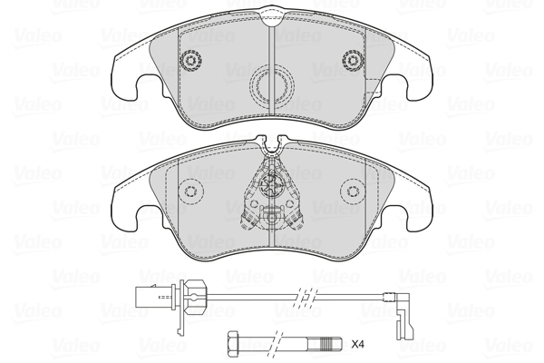 Remblokset Valeo 601714