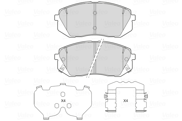 Remblokset Valeo 601720