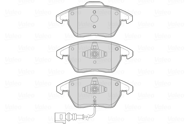 Remblokset Valeo 601723