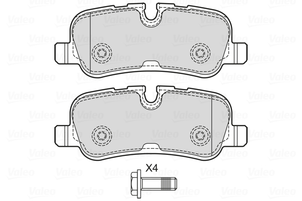 Remblokset Valeo 601726