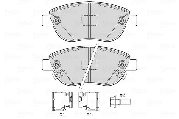 Remblokset Valeo 601727