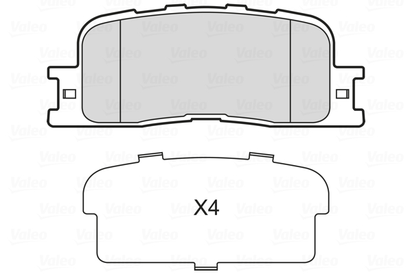 Remblokset Valeo 601735