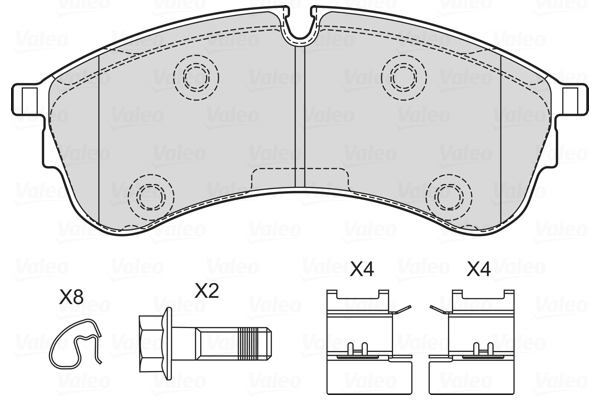 Remblokset Valeo 601761