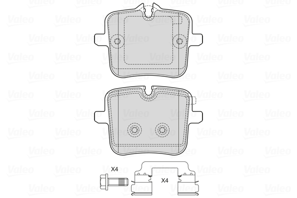 Remblokset Valeo 601770