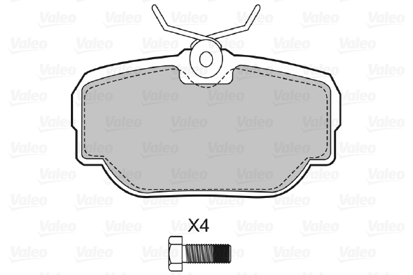 Valeo Remblokset 598499
