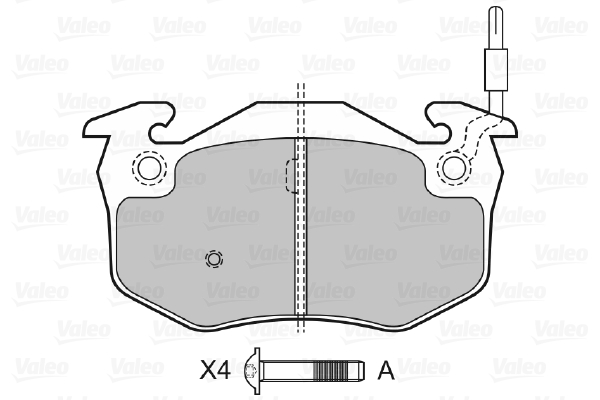 Valeo Remblokset 598158