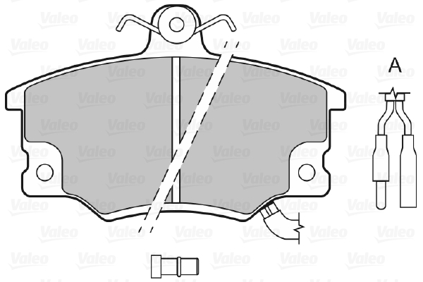 Remblokset Valeo 598133