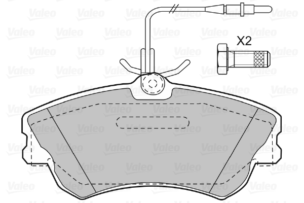Valeo Remblokset 598470