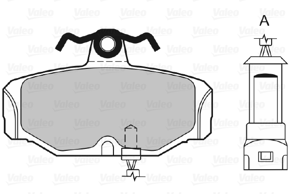 Valeo Remblokset 598240