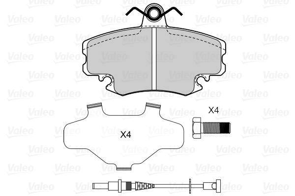 Valeo Remblokset 601427