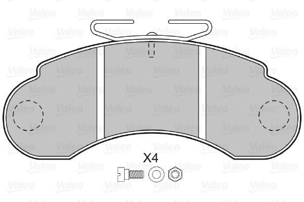 Valeo Remblokset 598000