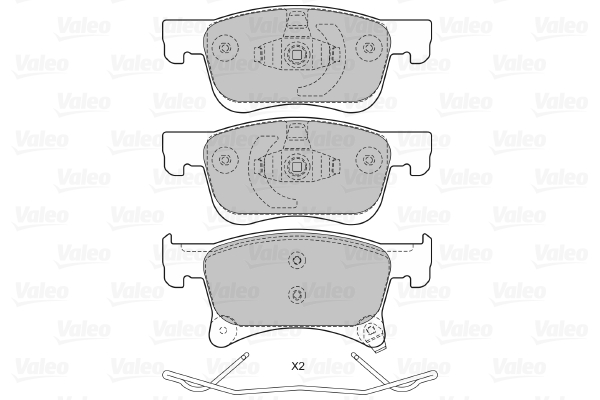 Valeo Remblokset 601469