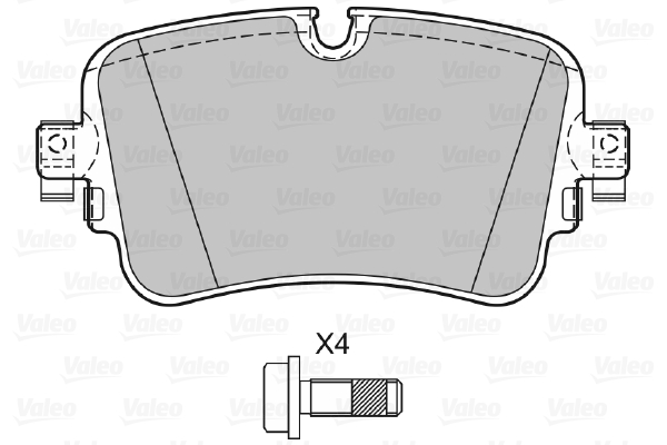 Valeo Remblokset 601496