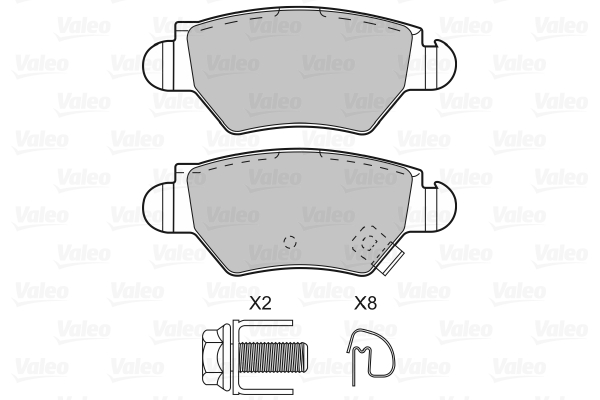 Valeo Remblokset 598926