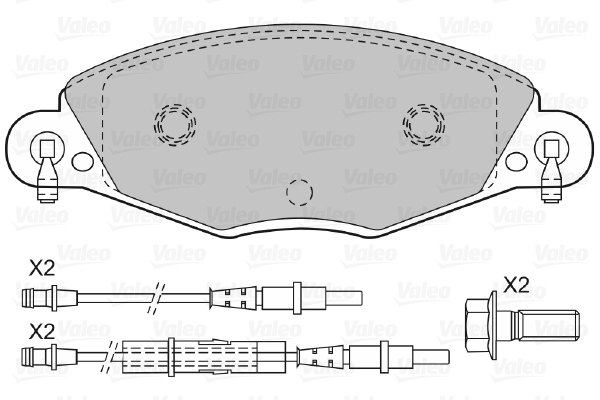 Valeo Remblokset 598416
