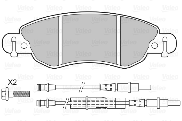 Valeo Remblokset 598417
