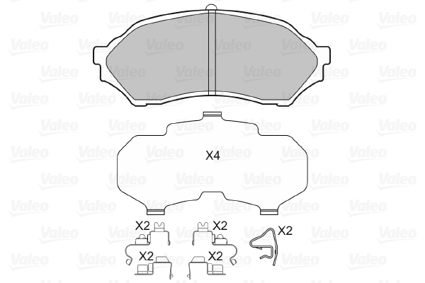 Valeo Remblokset 598548
