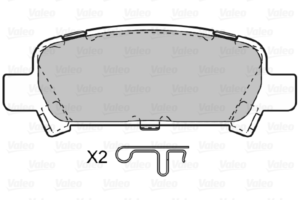 Valeo Remblokset 598895