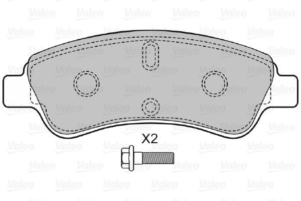 Valeo Remblokset 598464