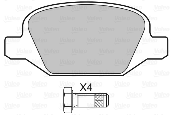 Valeo Remblokset 598425