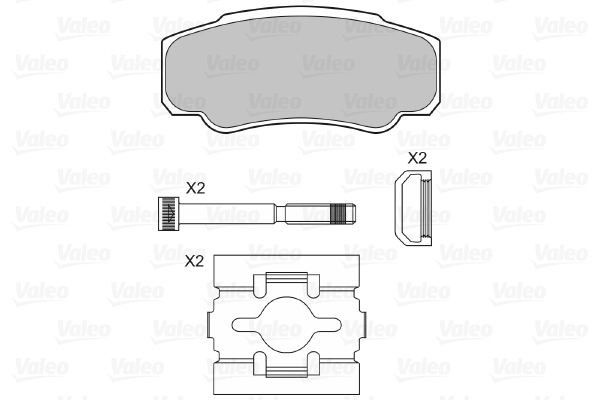 Valeo Remblokset 598570