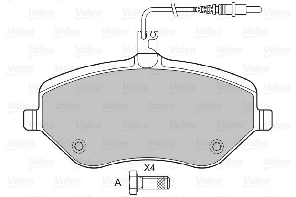 Remblokset Valeo 601072