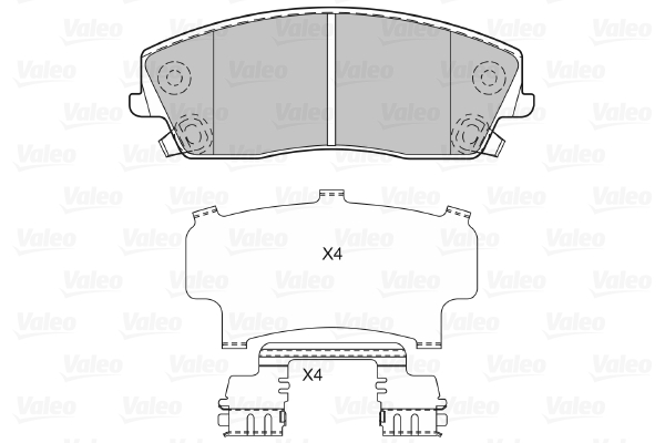 Valeo Remblokset 601032