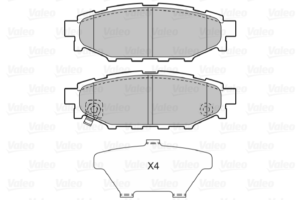 Valeo Remblokset 598929
