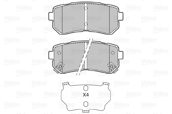 Valeo Remblokset 601135