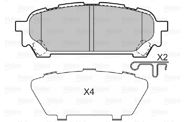 Valeo Remblokset 598875