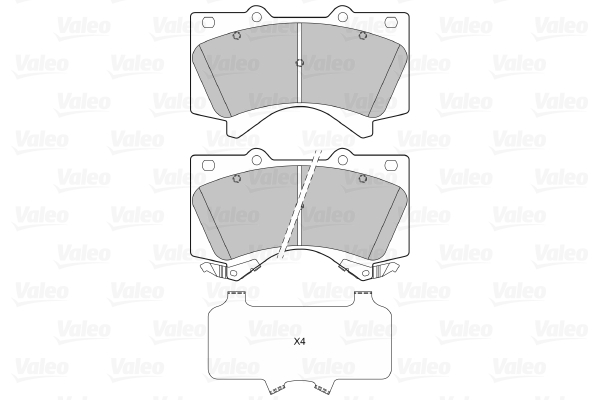 Valeo Remblokset 601339