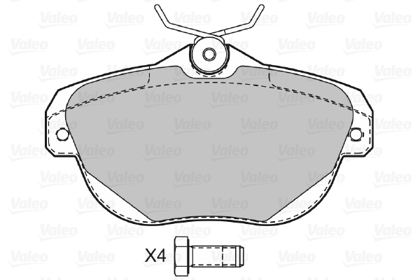 Valeo Remblokset 598939