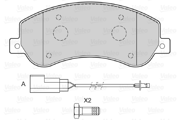 Valeo Remblokset 598816