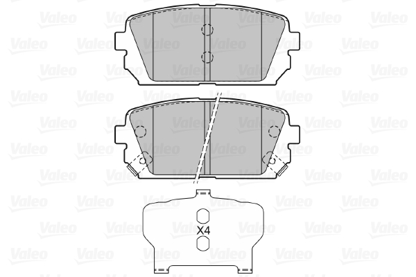 Valeo Remblokset 598945