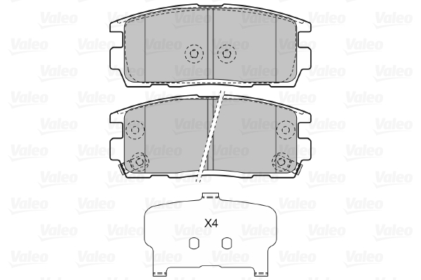 Valeo Remblokset 598941