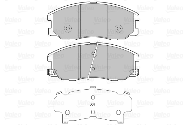 Valeo Remblokset 598942