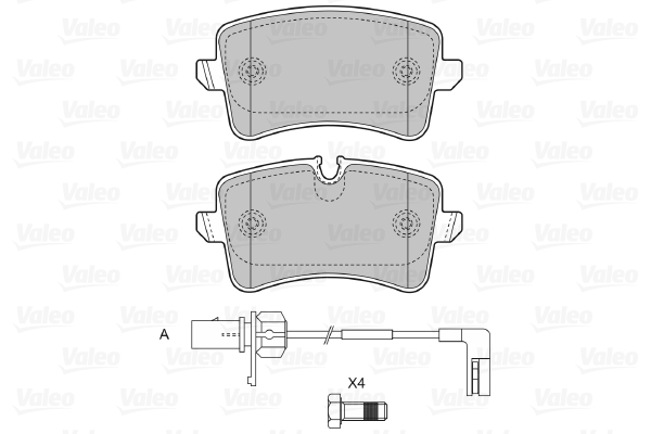 Valeo Remblokset 601325