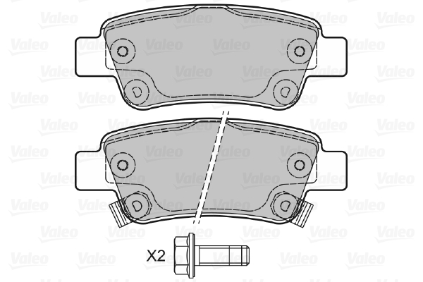 Valeo Remblokset 601038