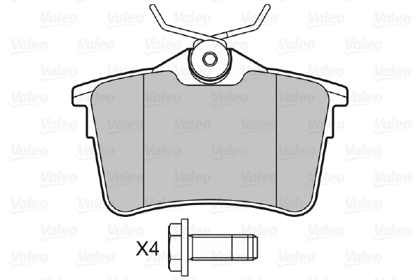 Valeo Remblokset 601042